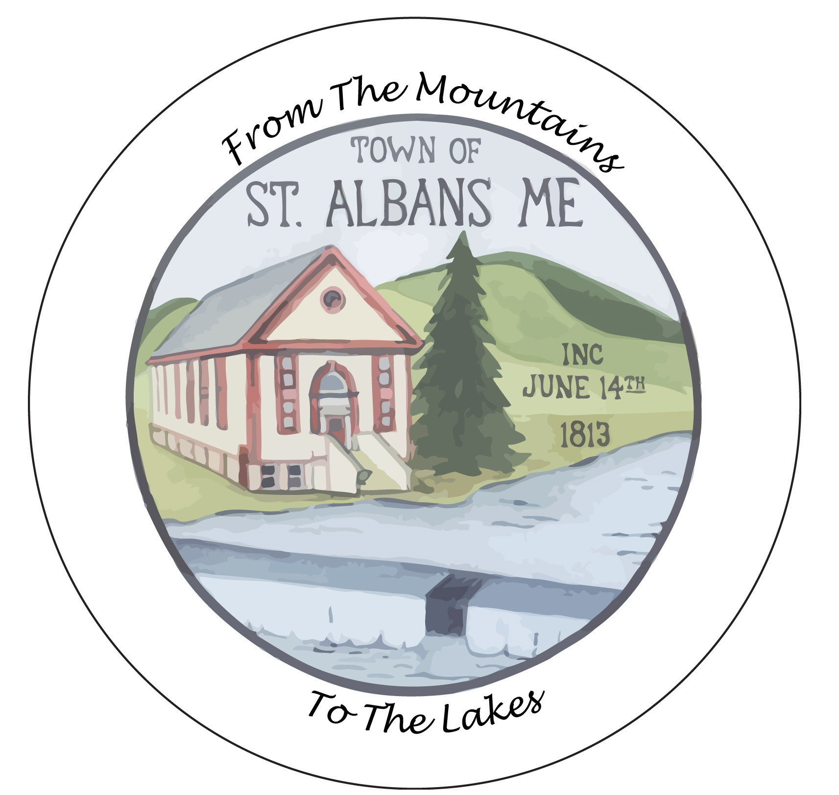 Town of St Albans Maine Seal
